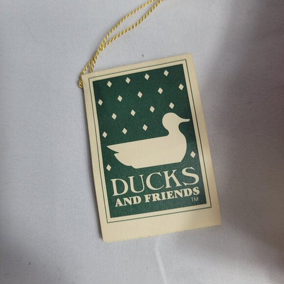 1983 Just Ducky "A Christmas Present by Jo Porcelain Duck Doll with Clothing NEW - Picture 5 of 13